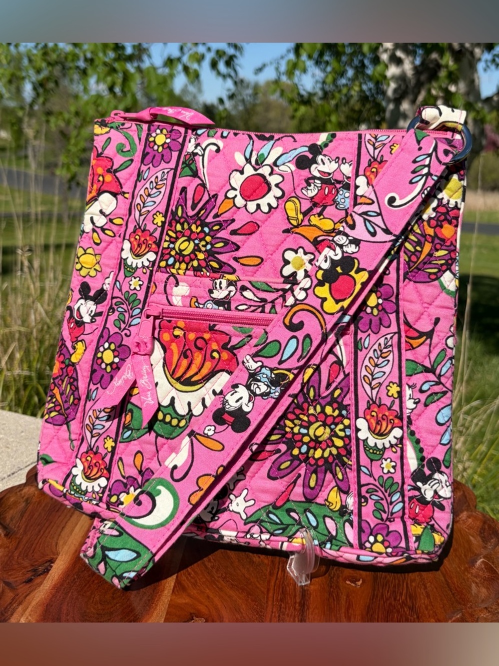 Disney Parks Vera Bradley Hipster Crossbody “Just Mousing Around” Like New - Picture 3 of 17